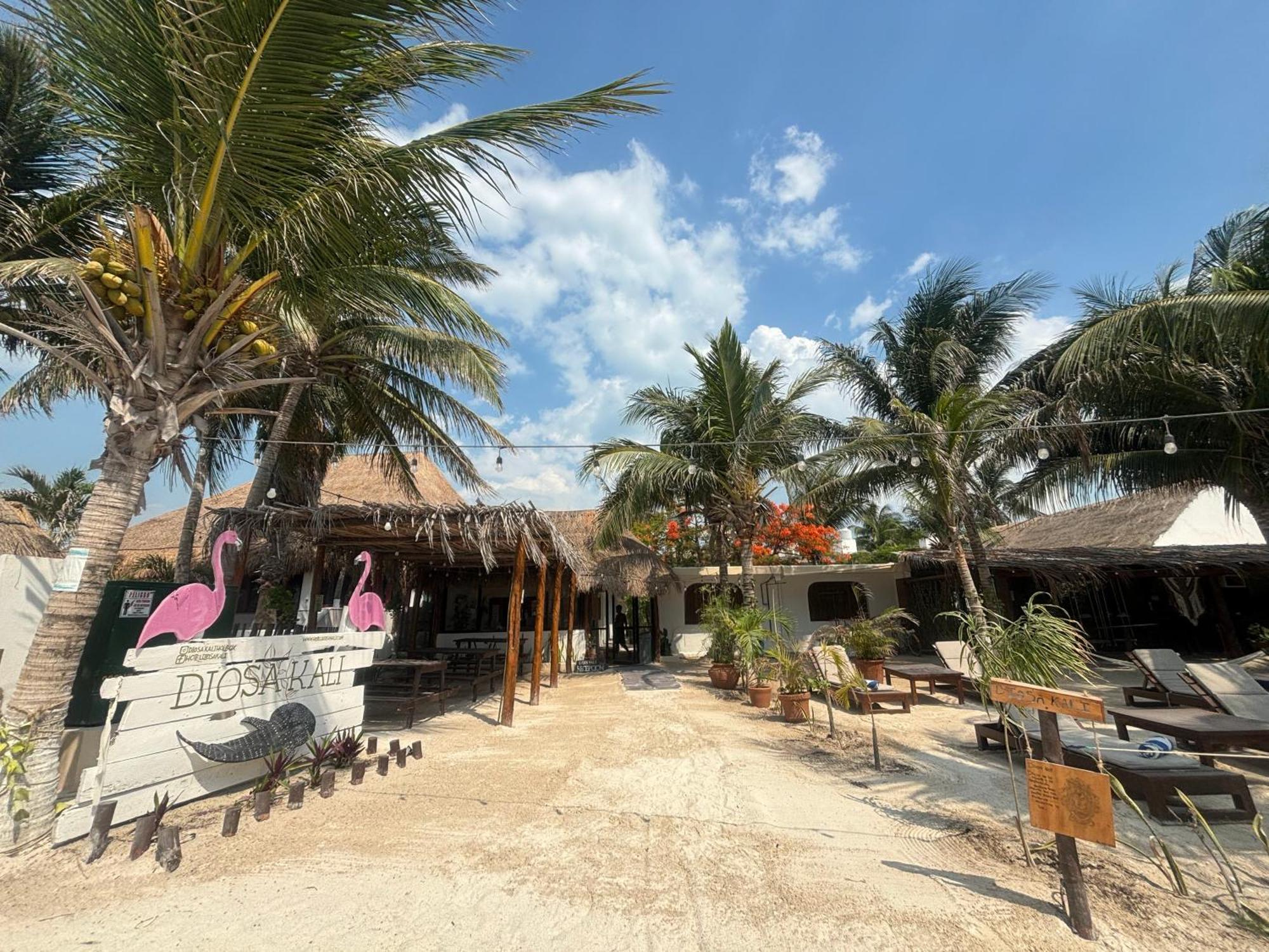 La Diosa Kali Beach Front Hotel Isla Holbox Екстериор снимка