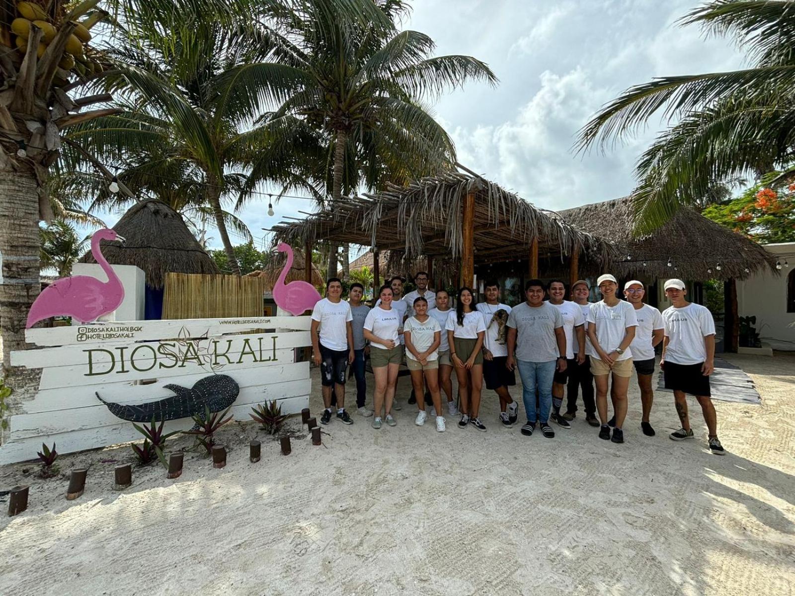 La Diosa Kali Beach Front Hotel Isla Holbox Екстериор снимка