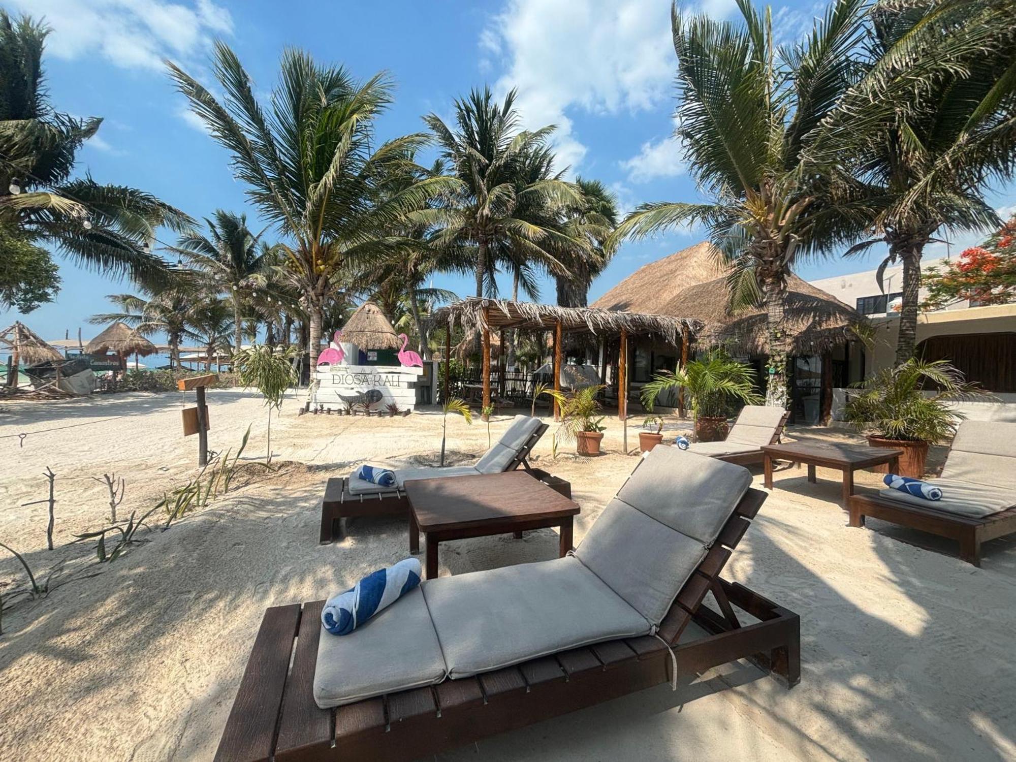 La Diosa Kali Beach Front Hotel Isla Holbox Екстериор снимка